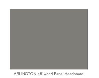 Picture of   Arlington Wood Flat Headboard 48 "Height 