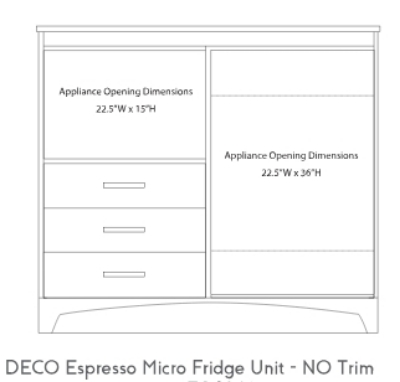 Picture of   Deco Micro Fridge    