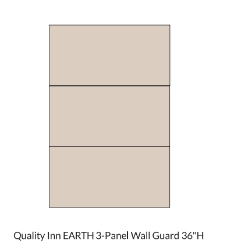 Picture of   Earth 3 Panel Wall Guard 36" Height