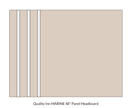 Picture of  Marine Panel Headboard 36" Height 