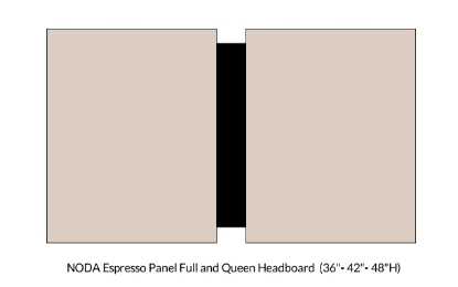 Picture of   Noda Panel Headboard 24" Height 