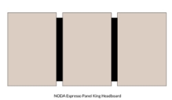 Picture of   Noda Panel Headboard 24" Height 