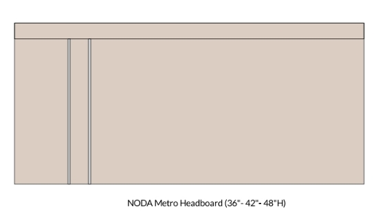 Picture of  Noda Metro Headboard 48" Height