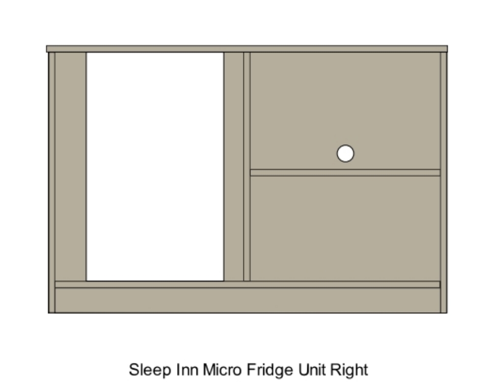 Picture of  Sleep Inn X-209-  Micro Fridge Unit  