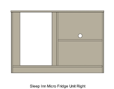 Picture of  Sleep Inn X-209-  Micro Fridge Unit  