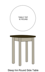 Picture of  Sleep Inn X-205 Round Side Table