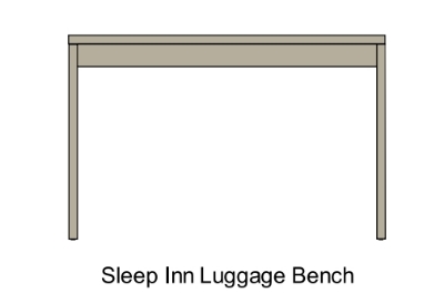 Picture of  Sleep Inn X-210  Luggage Bench