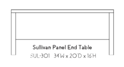 Picture of Sullivan Panel  Table