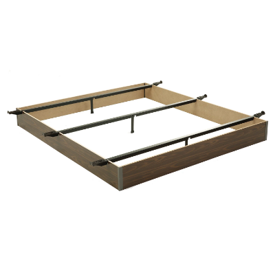 Picture of Hollywood Linwood Bed Base, Wood, 72" Wide Hotel/Cal King, 6"H, Walnut Finish