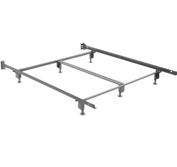 Picture of Hollywood Bed Frame Company NH850G Bed Frame - Twin XL/Full XL/Queen/King/Hotel King, 7.25" with Steel Stem Glides, Black