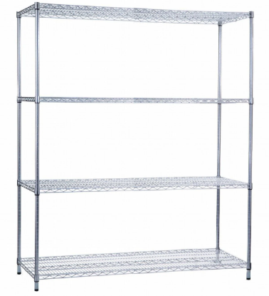 Picture of Shelving Unit 24 x 60 x 62, Wire Shelves (w/o Casters)