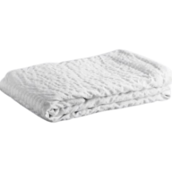 Picture of CrinkleWeave™ King Bed Topper - 108 x 96 inches, 100% Polyester, White, 140 GSM, Pack of 12