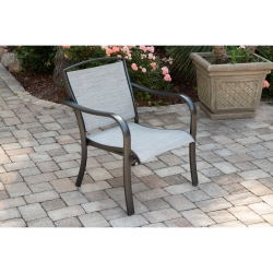 Picture of Cape Soleil Commercial Sling Furniture – Aluminum Dining Chair