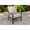 Picture of Fairhill Commercial Aluminum Slat Back Chair With Sunbrella Cushions