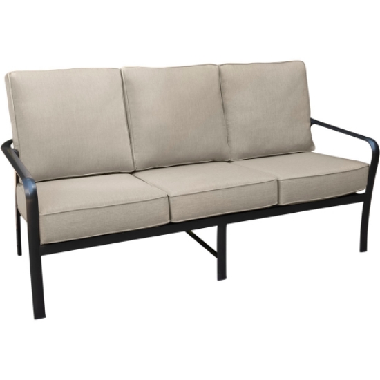 Picture of Fairhill Commercial-Grade Aluminum Sofa with Plush Sunbrella Cushions