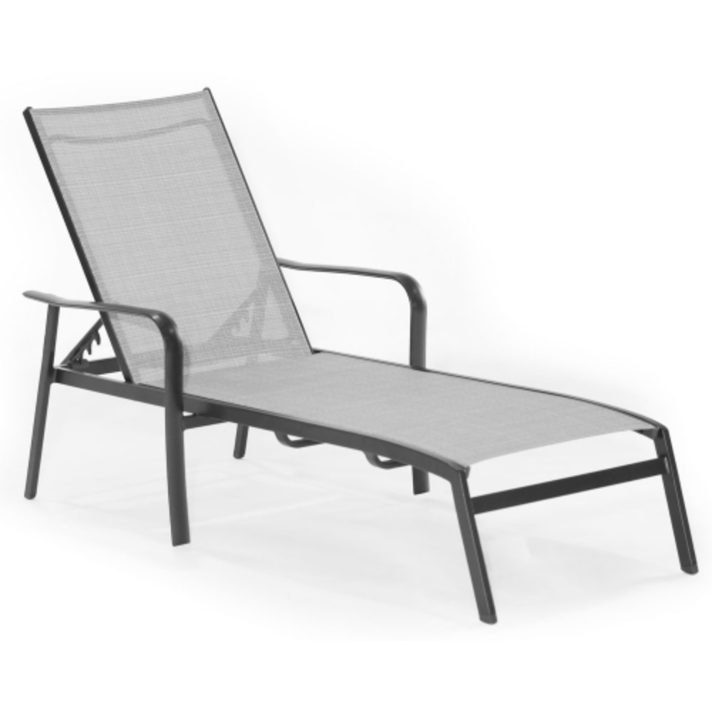 Picture of Commercial Sling Aluminum Chat Sling Chaise Lounge Chair (s/1)