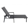 Picture of Cape Soleil Santorini Aluminum Padded Sling Chaise Lounge Chair