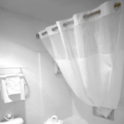 Picture of SHOWER CURTAINS Solid  100% Polyester White