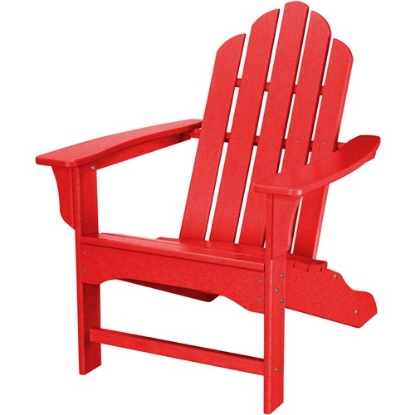 Picture of Cape Soleil - Verde Adirondack Chair Sunset Red HDPE material