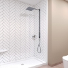 Picture of 3 X 12 Herringbone GLOSSY FINISH Shower Panels