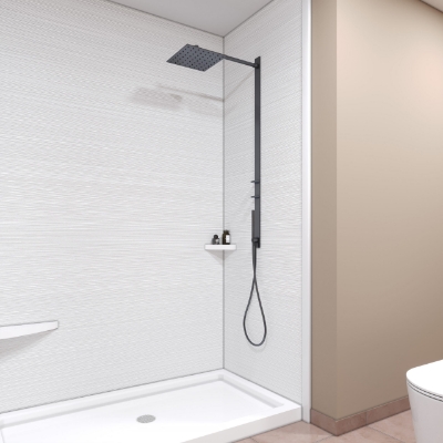 Picture of Horizontal Linerar Essence HLV TEXTURED MATTE FINISH Shower Panels