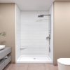 Picture of Stacked Linear Essence Textured Matte finish Shower Panels