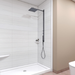 Picture of Stacked Linear Essence Textured Matte finish Shower Panels