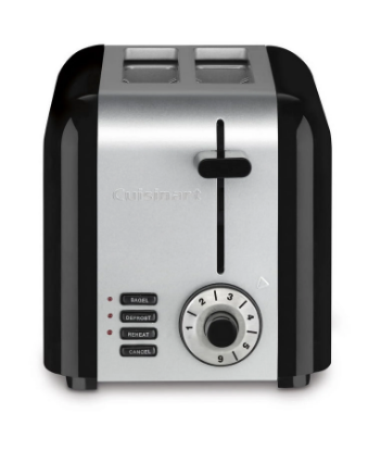 Picture of Conair Cuisinart 2-Slice Toaster Black w/ Stainless