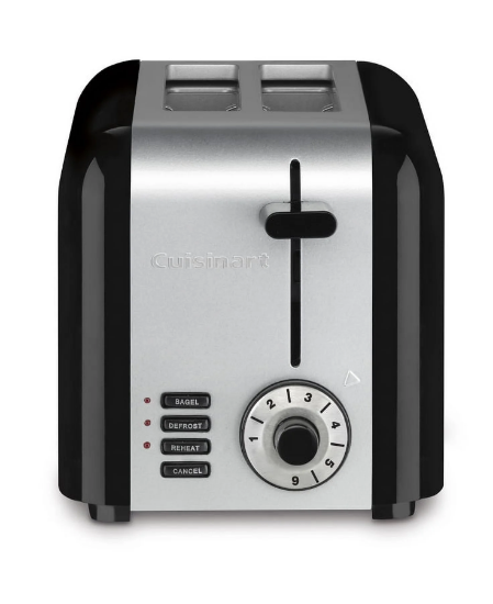 Picture of  Cuisinart 2-Slice Toaster Black w/ Stainless