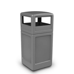 Picture of PolyTec™ 42-Gallon Square Bin with Dome Lid