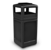 Picture of PolyTec™ 42-Gallon Square Bin with Ashtray Lid