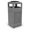 Picture of PolyTec™ 42-Gallon Square Bin with Ashtray Lid