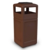 Picture of PolyTec™ 42-Gallon Square Bin with Ashtray Lid