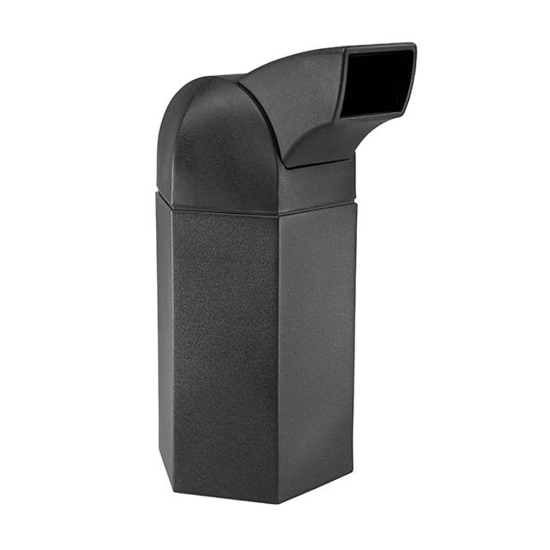 Picture of PolyTec™ 45-Gallon Hex Drive-Thru Bin