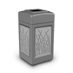 Picture of  PolyTec™ 42-Gallon Square Reeds Bin 