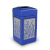 Picture of  PolyTec™ 42-Gallon Square Reeds Bin 