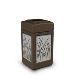 Picture of  PolyTec™ 42-Gallon Square Reeds Bin 