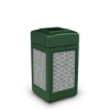 Picture of  PolyTec™ 42-Gallon Square Steel Bin 