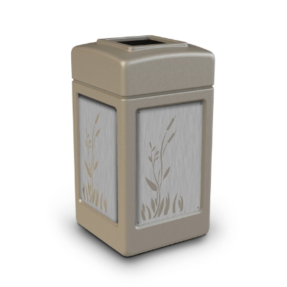 Picture of PolyTec™ 42-Gallon Square Cattails Bin