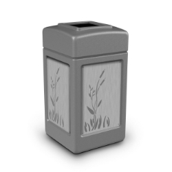 Picture of PolyTec™ 42-Gallon Square Cattails Bin