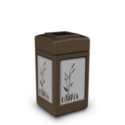 Picture of PolyTec™ 42-Gallon Square Cattails Bin