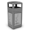 Picture of PolyTec™ 42-Gallon Square Steel Bin with Dome Lid