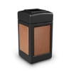 Picture of PolyTec™ 42-Gallon Square Stone Bin with Open-Top Lid