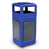 Picture of PolyTec™ 42-Gallon Square Stone Bin with Dome Lid