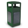 Picture of PolyTec™ 42-Gallon Square Stone Bin with Dome Lid