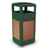 Picture of PolyTec™ 42-Gallon Square Stone Bin with Dome Lid