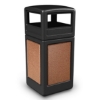 Picture of PolyTec™ 42-Gallon Square Stone Bin with Dome Lid