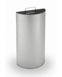 Picture of Precision Series® 8-Gallon Stainless Steel Half Moon Bin