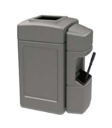 Picture of Aruba 42-Gallon Square Single-Sided Waste Center