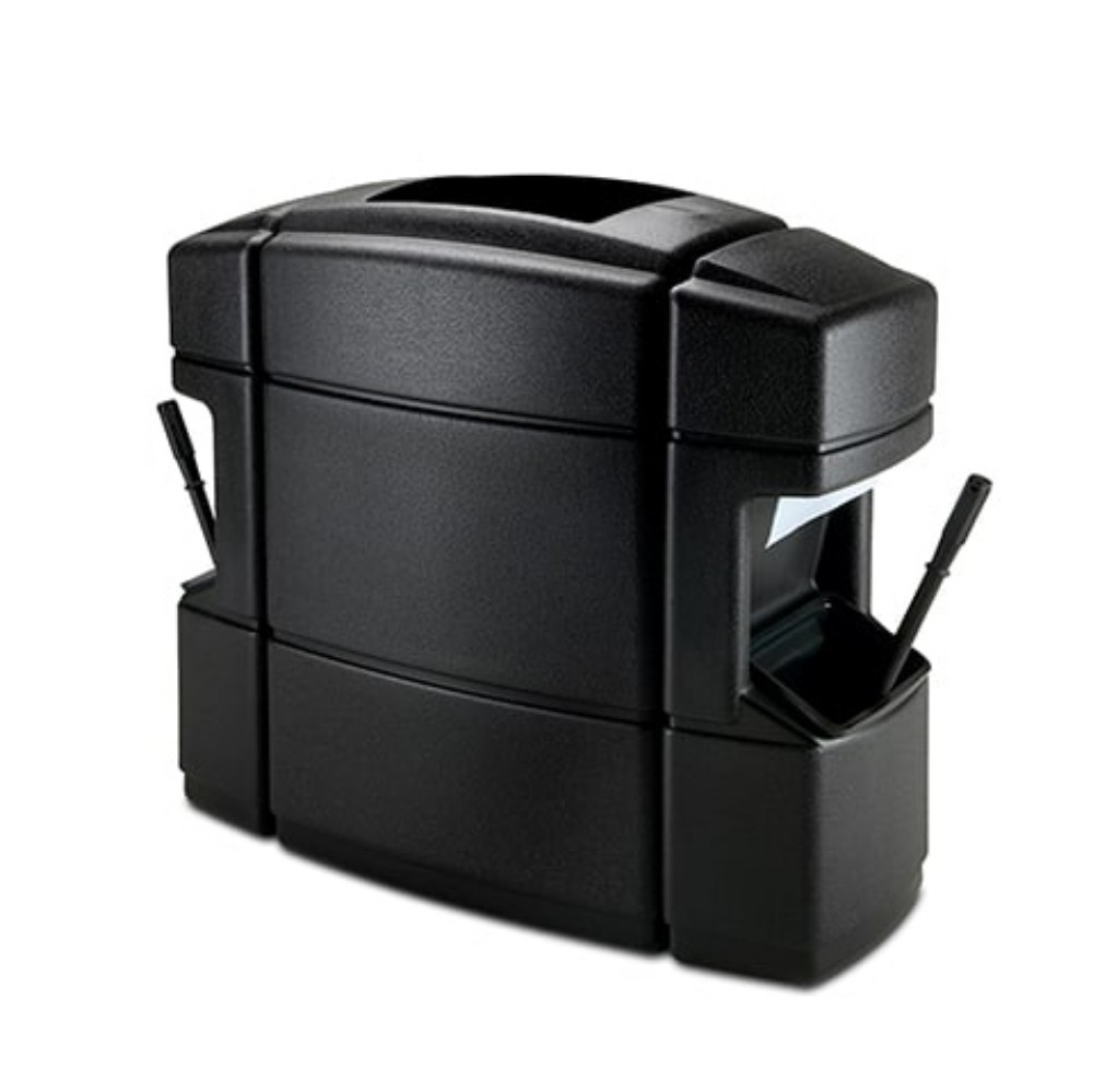 Picture of Fiji 40-Gallon Square Double-Sided Bin